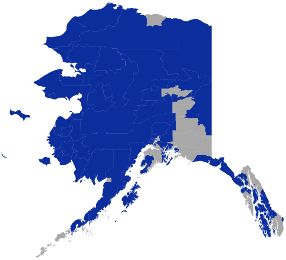 Alaska 2023 LID qualifying areas