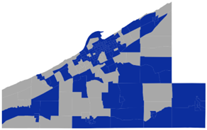 Erie County 2023 LID qualifying areas