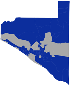Bay County 2023 LID qualifying areas