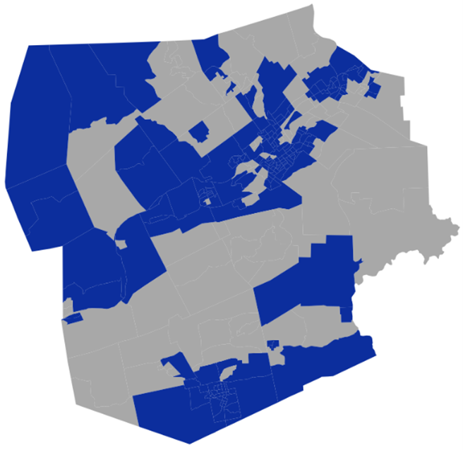 Luzerne County 2022 LID qualifying areas