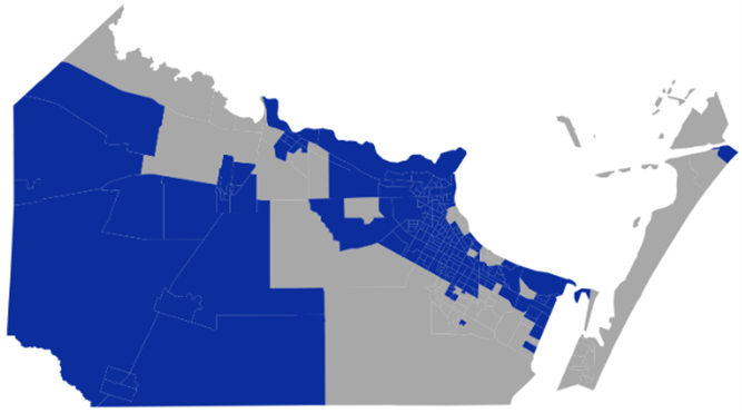 Nueces County 2022 LID qualifying areas
