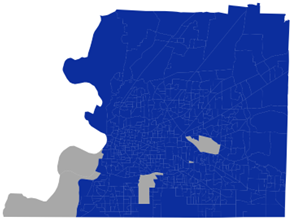 Shelby County 2023 LID qualifying areas