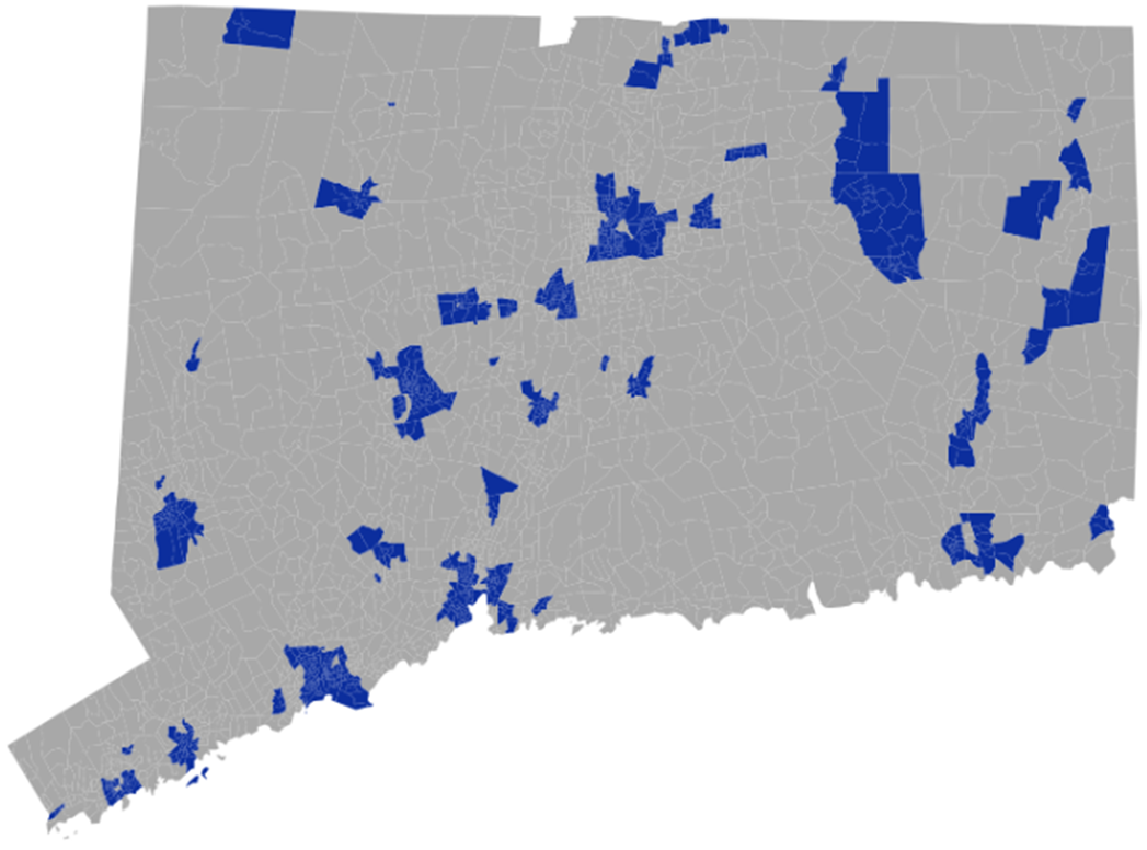 Connecticut 2022 LID qualifying areas