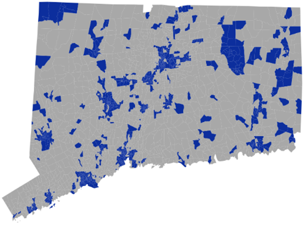 Connecticut 2023 LID qualifying areas