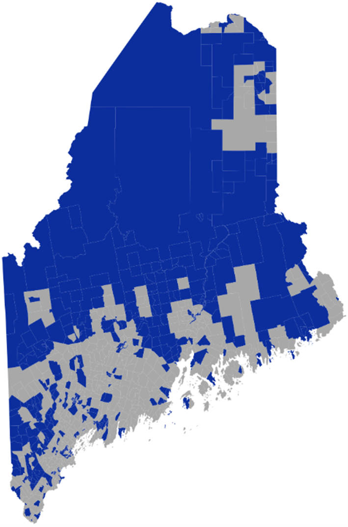 Maine 2022 LID qualifying areas